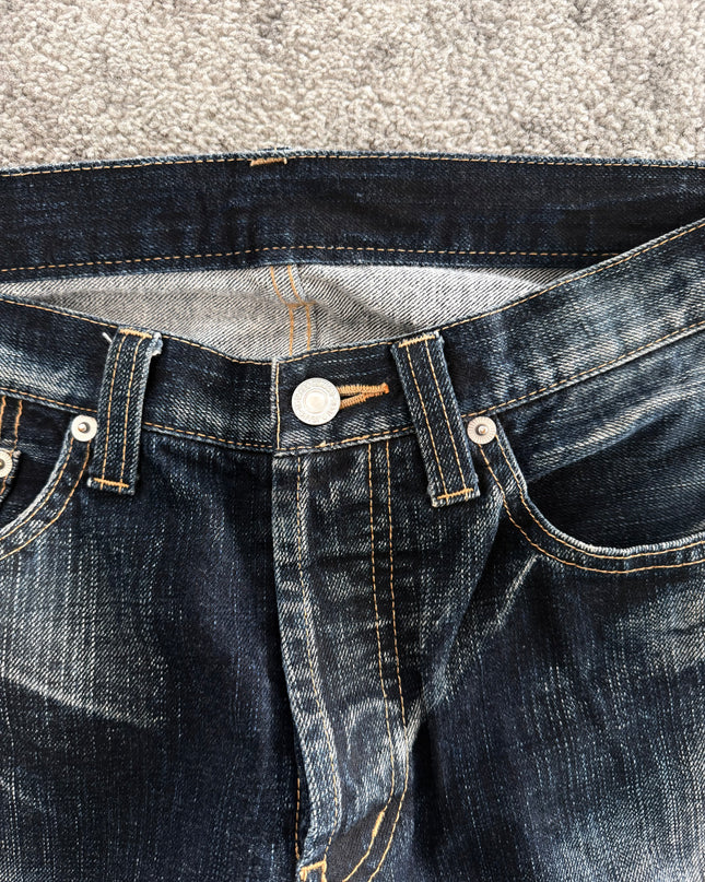 TAKEO KIKUCHI "NOIR FADE" DENIM (S)
