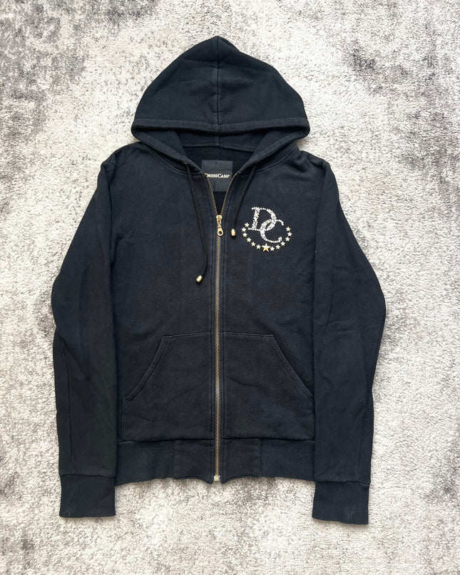 DRESS CAMP EMBELLISHED ZIP HOODIE