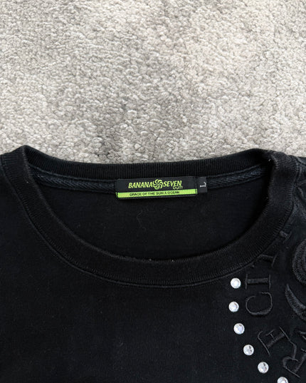 BANANA SEVEN "MIDNIGHT CREST" TEE (S-M)