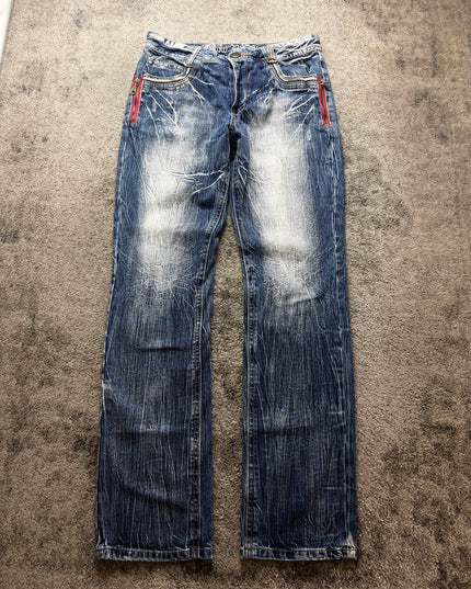 BLOW BY BLUE "CRIMSON LINE" DENIM
