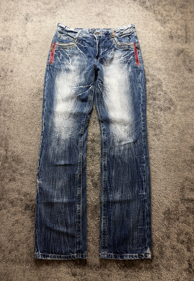 BLOW BY BLUE "CRIMSON LINE" DENIM
