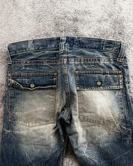 BLUE WAY "UTILITY FADE" DENIM (M)