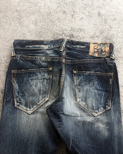 BLUE WAY "MIDNIGHT FADE" DENIM (S-M)