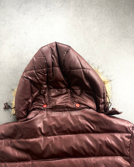 REALCONTENTS "BURGUNDY HAZE" PUFFER (M)