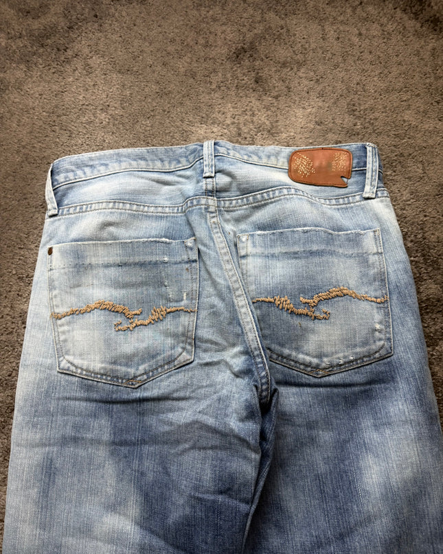 GOLD SIGN "WASHED" DENIM