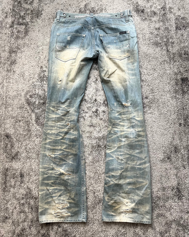 OFF THE NEIGE "BLEACH BURN" DENIM