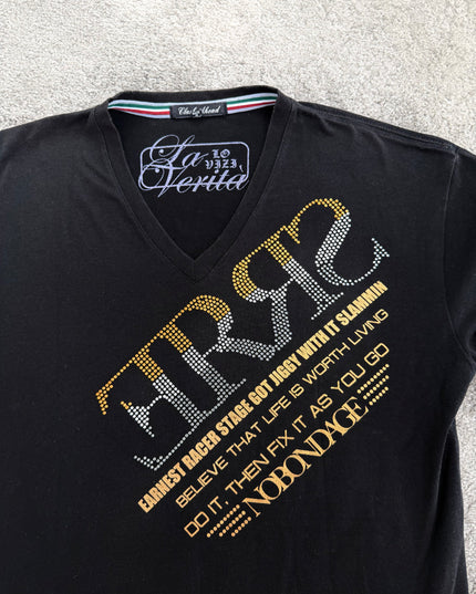 CLASH AHEAD "TOKYO GOLD RUSH" TEE (M)