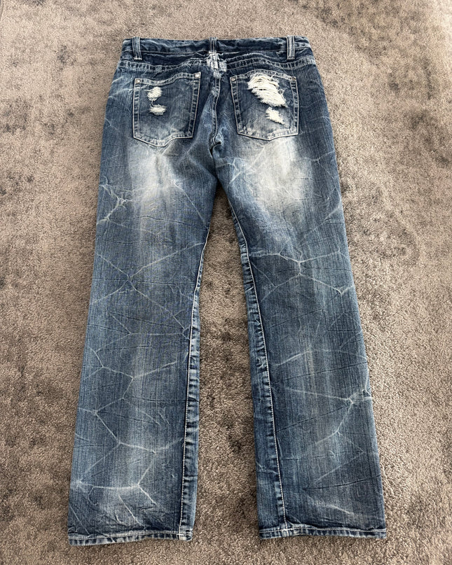 HEISEI "RIOT DISTRESS FADE" DENIM (M)