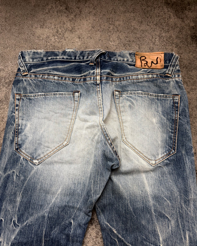 BLUE WAY "FADED VOLTAGE" DENIM