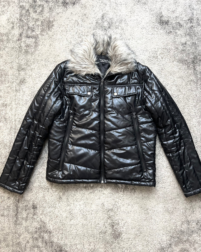 CRAFT WORKS "NOIR WOLF" FUR PUFFER