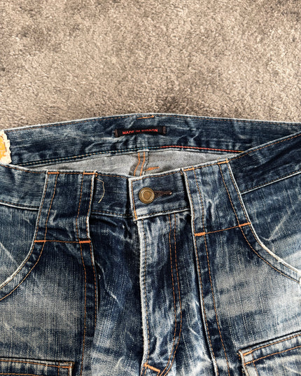 BLUE WAY "CARGO FADE SPECTRUM" DENIM (M)
