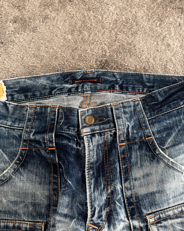 BLUE WAY "CARGO FADE SPECTRUM" DENIM (M)