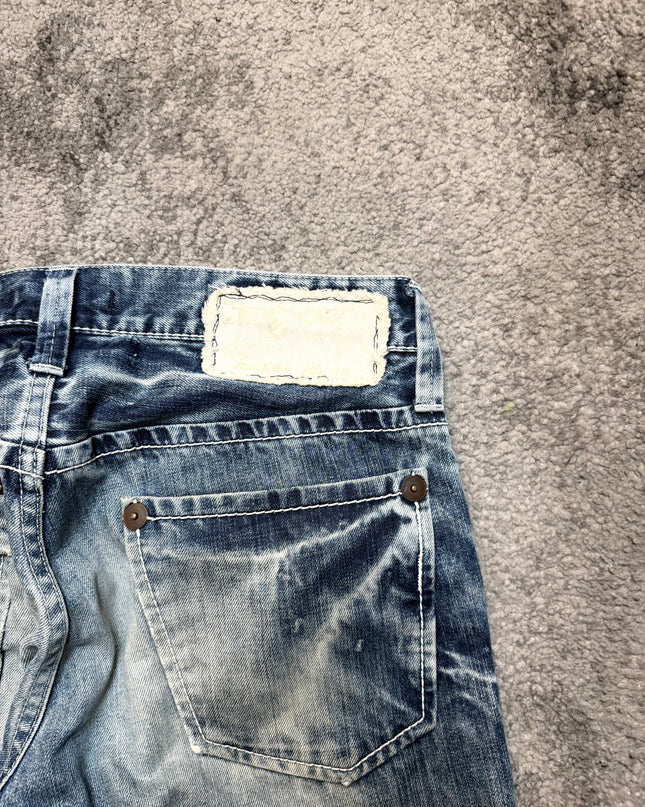 BLUE WAY "WORN SILENCE" DENIM