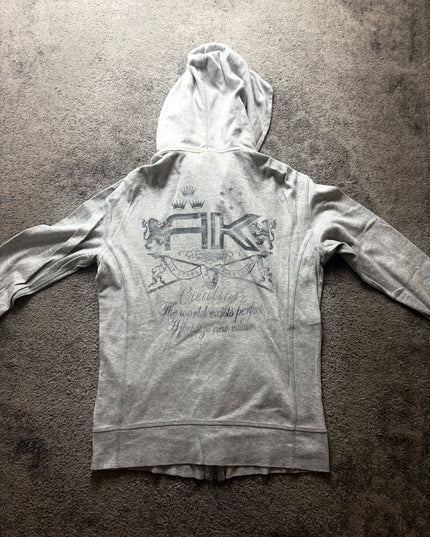 RUSS K "SILVER ACADEMY" ZIP HOODIE (S)
