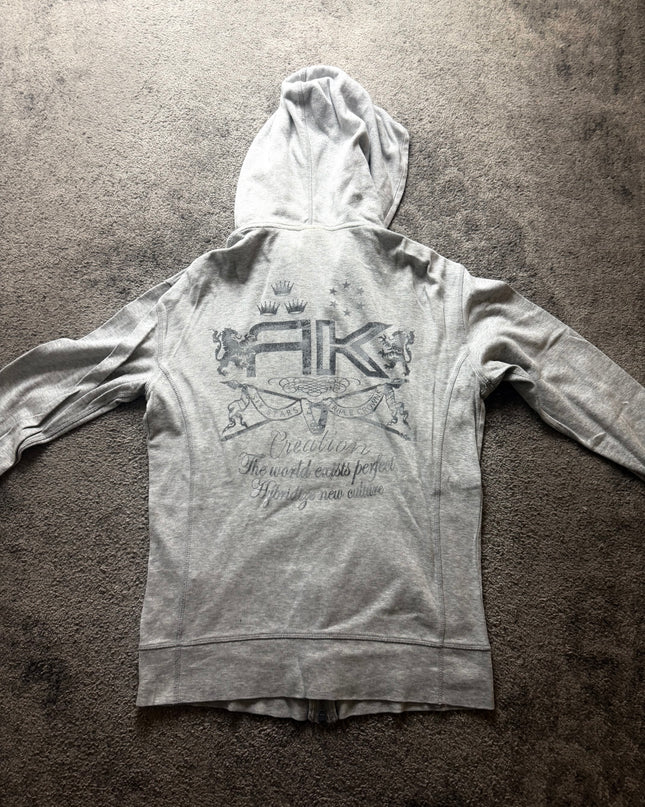 RUSS K "SILVER ACADEMY" ZIP HOODIE (S)