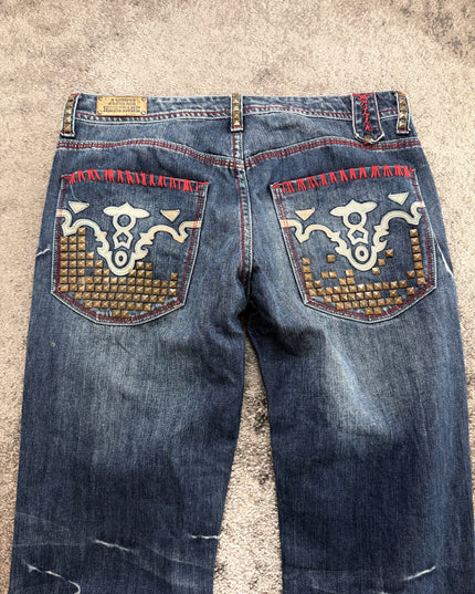 ANTIK "RED STITCH REBELLION" DENIM