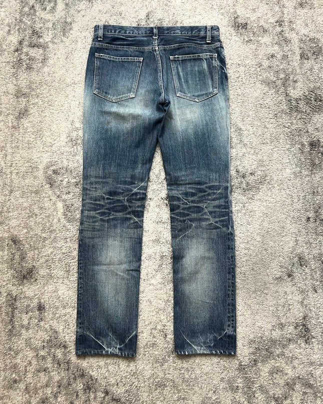 LOUNGE LIZARD "GHOST FADE" DENIM