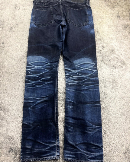 KYOTO MONTSUKI "MIDNIGHT VEINS" DENIM (M)