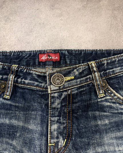 MARAXIA "FRACTURED INDIGO" DENIM (M)