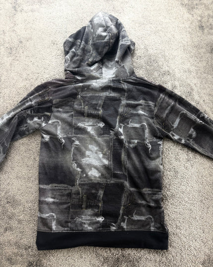 LOCK HEAVEN "GREY LOCK" ZIP HOODIE (S-M)