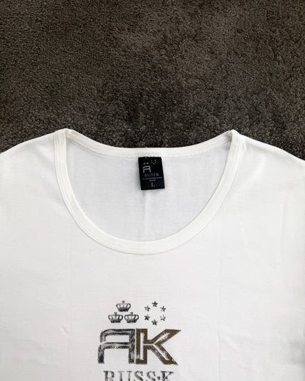 RUSS K "SILENT CROWN THEORY" TEE (S-M)