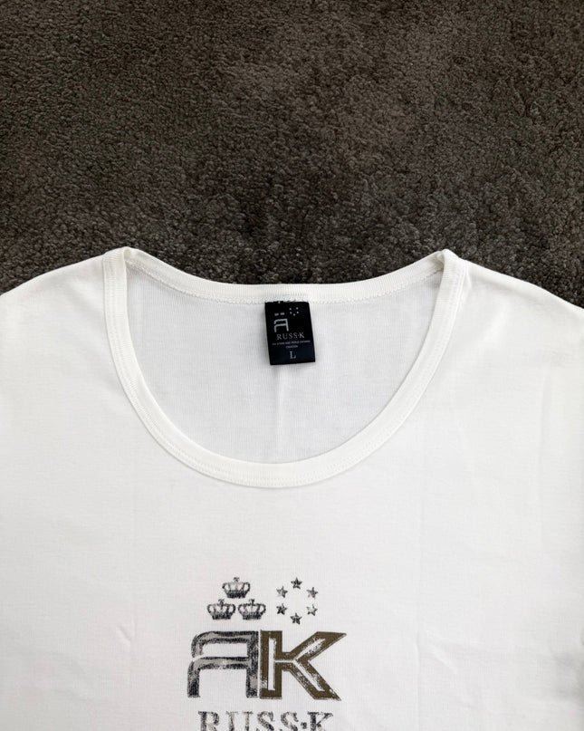 RUSS K "SILENT CROWN THEORY" TEE (S-M)