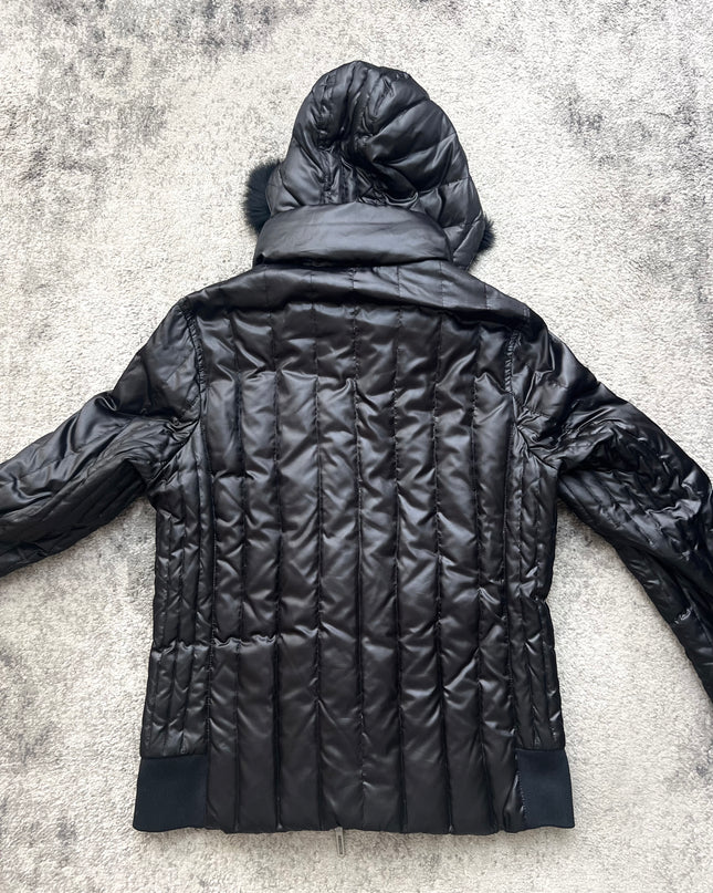 JUNMEN "MIDNIGHT EMBER" FUR PUFFER