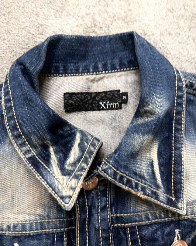 XFRM "CLOUD FADE" DENIM JACKET (M)