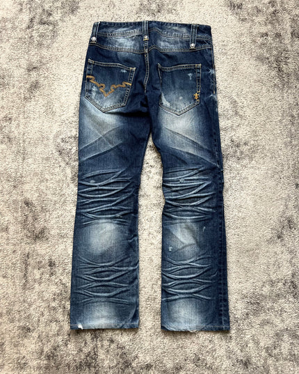 COOK JEANS "BLEACHED REBELLION" DENIM