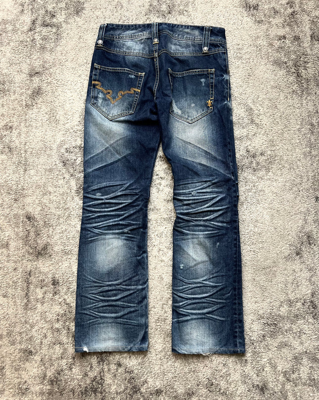COOK JEANS "BLEACHED REBELLION" DENIM