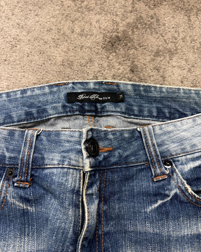 ROOT THREE "GHOST FADE STRAIGHT" DENIM