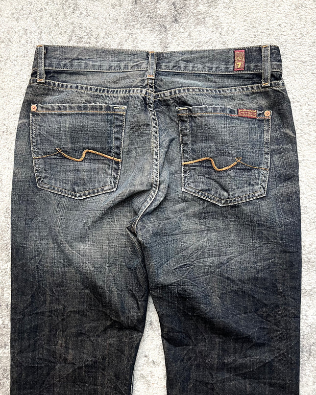 7 FOR ALL MANKIND "SHADOW WASH" DENIM