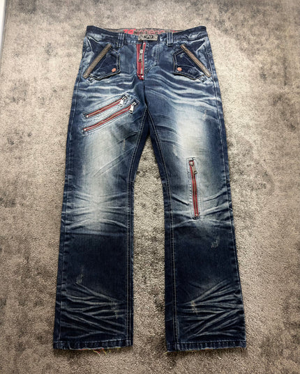 JONEAA "CRIMSON ZIPPER" DENIM