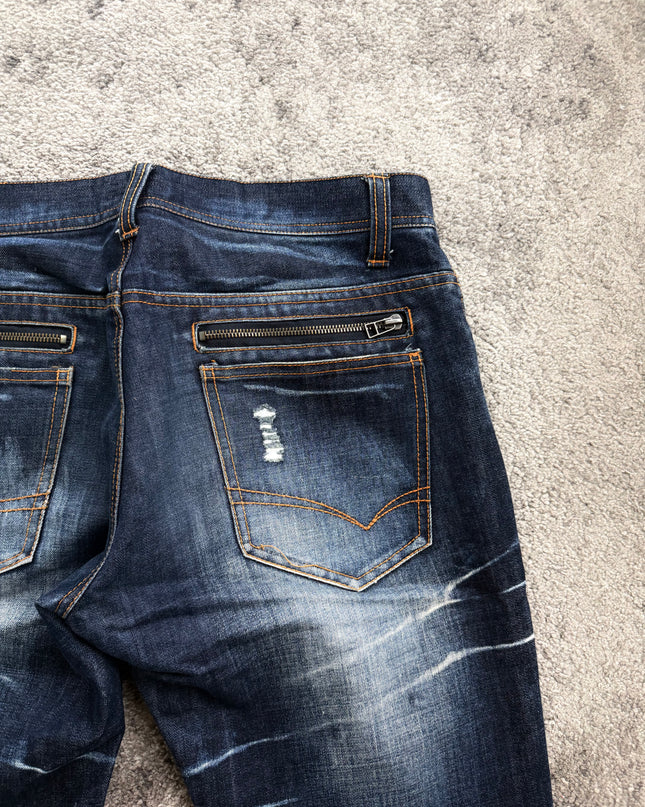 SCISSORS "ICE VEIN" DENIM (S-M)