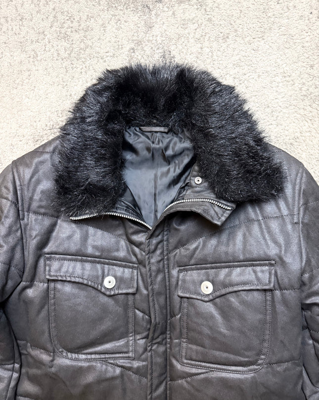 ABAHOUSE "NIGHTFALL BIKER" PUFFER