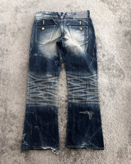 VANQUISH "DESTROYED INDIGO" DENIM (S)