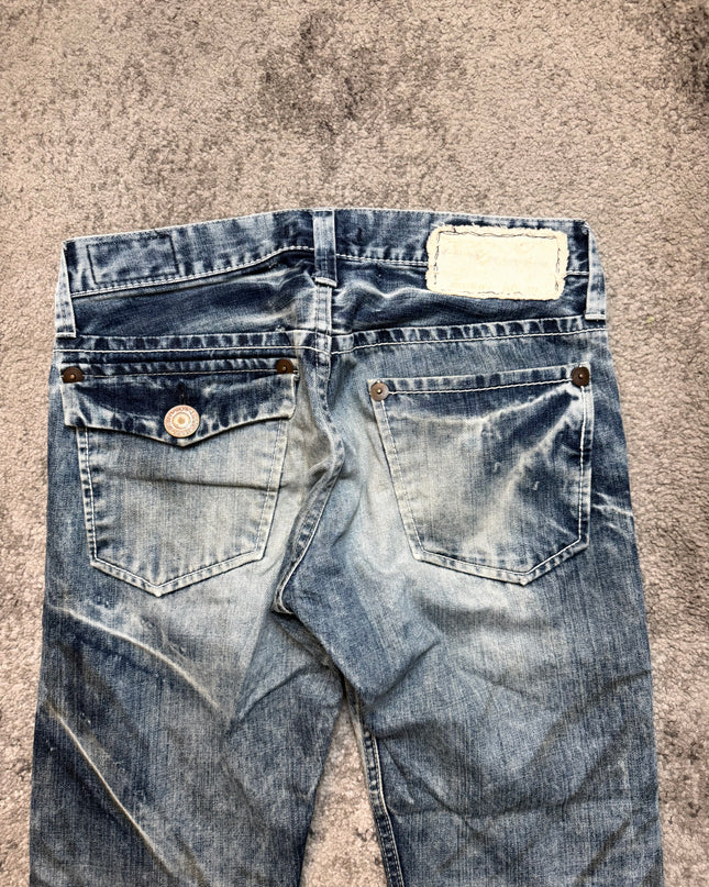 BLUE WAY "WORN SILENCE" DENIM