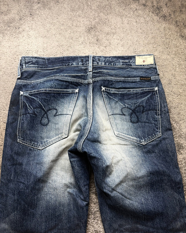 BLUE WAY "DARK FADE" DENIM