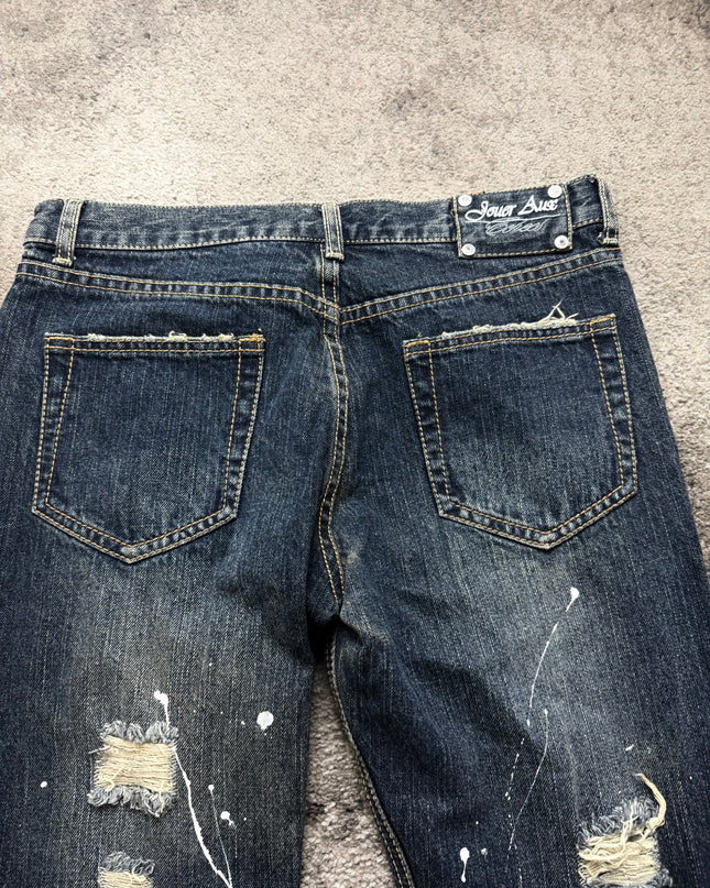 LOVER AUX "PAINTED RUINS" DENIM