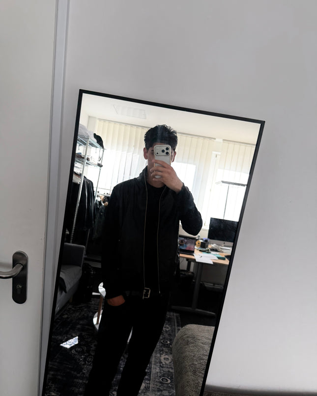 INTHEATTIC "SHADOW ZIP HYBRID" HOODIE (S-M)