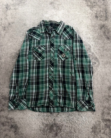 RUSS K "EMERALD RUNAWAY" FLANNEL (M)
