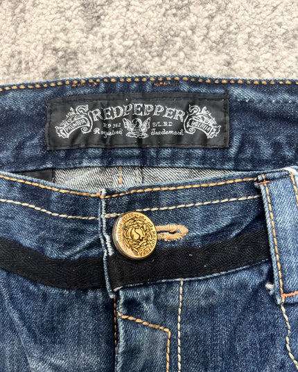 RED PEPPER "SNAKE ECLIPSE" DENIM
