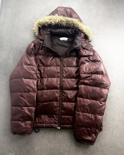 REALCONTENTS "BURGUNDY HAZE" PUFFER (M)