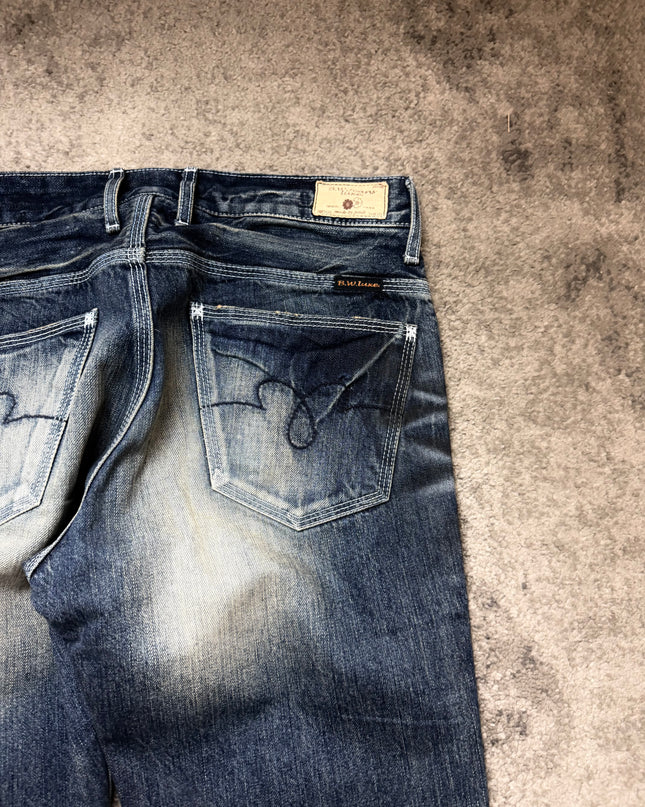 BLUE WAY "SILENT COLLAPSE" DENIM