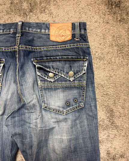 BURN IN CALI “LIGHT RAYS“ DENIM