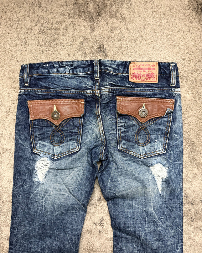 TOTO JEANS "GHOST FADE" DENIM