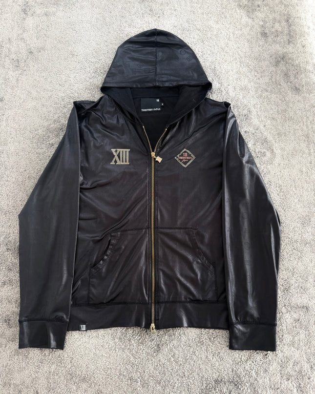 THIRTEEN JAPAN "BLACK CODE XIII" HOODIE (M)