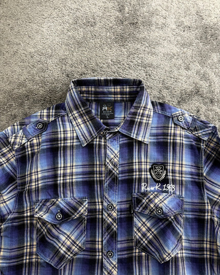 RUSS K "BLUE SHADOW" FLANNEL (M)
