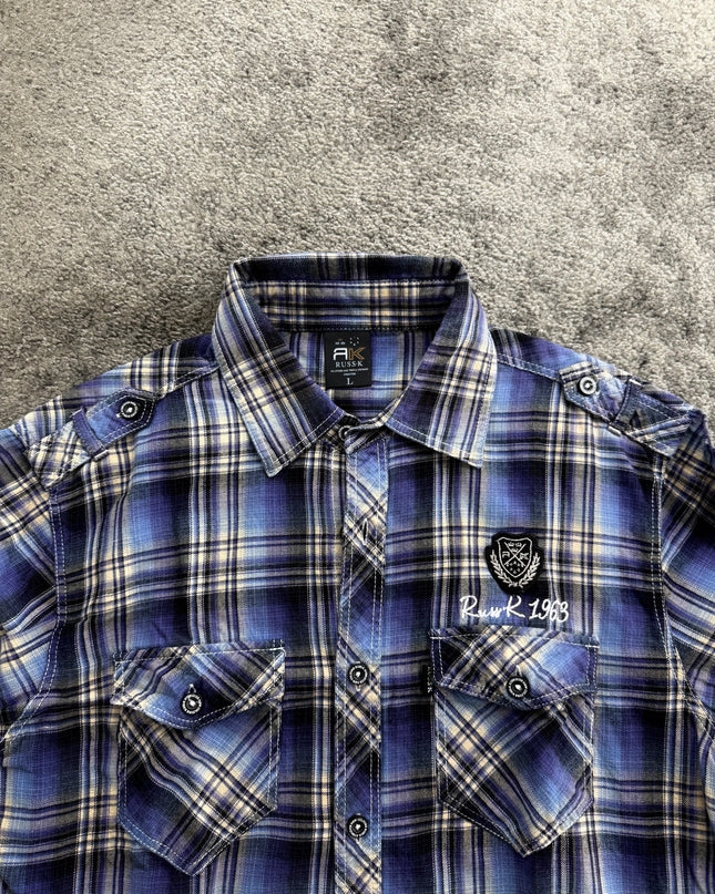 RUSS K "BLUE SHADOW" FLANNEL (M)