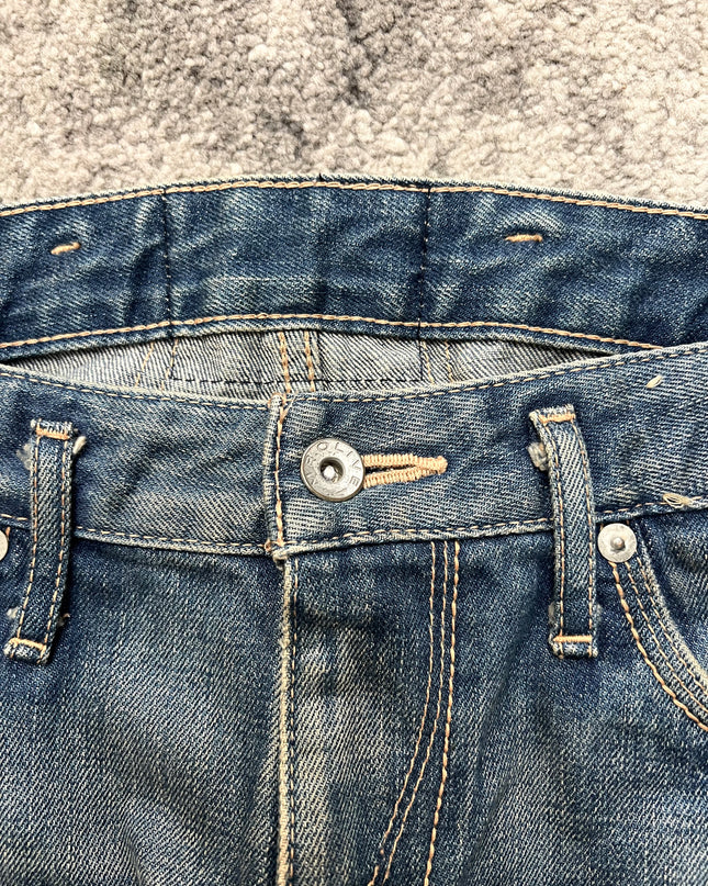 MR OLIVE "PAINTED GHOSTS" DENIM